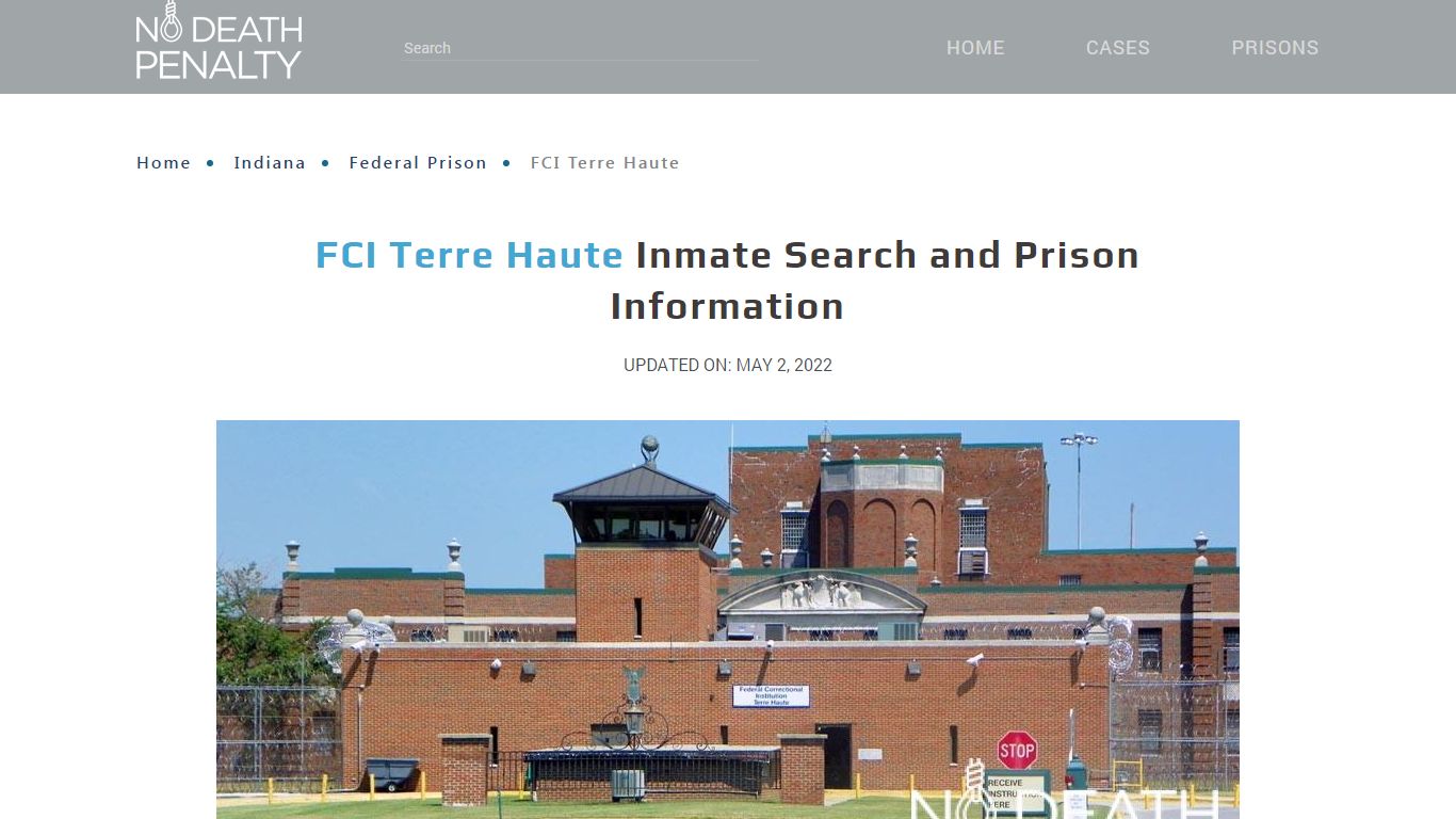 FCI Terre Haute Inmate Search, Visitation, Phone no ...